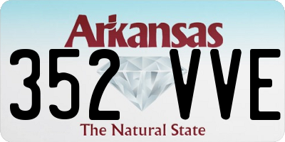 AR license plate 352VVE