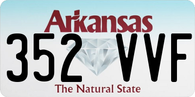 AR license plate 352VVF