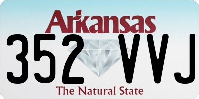 AR license plate 352VVJ