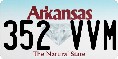 AR license plate 352VVM