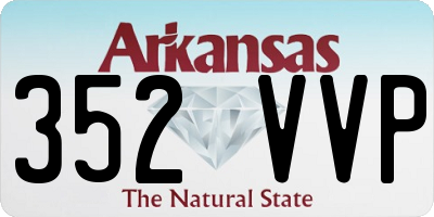 AR license plate 352VVP