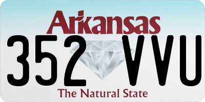 AR license plate 352VVU
