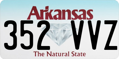 AR license plate 352VVZ