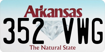 AR license plate 352VWG