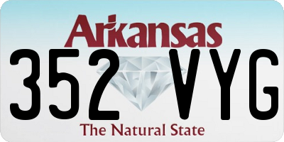 AR license plate 352VYG
