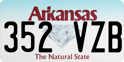 AR license plate 352VZB