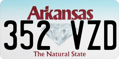 AR license plate 352VZD