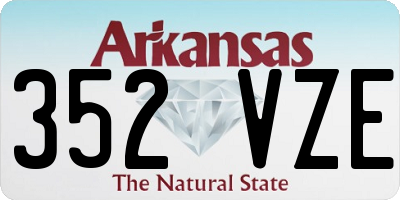AR license plate 352VZE
