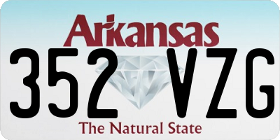 AR license plate 352VZG