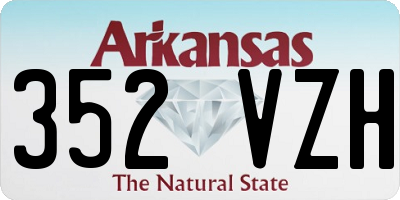 AR license plate 352VZH