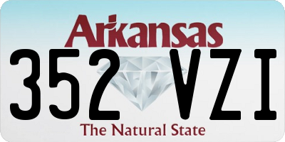 AR license plate 352VZI