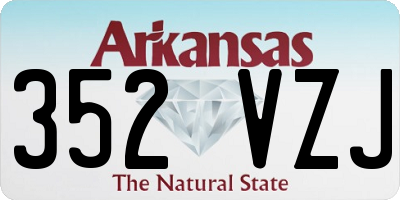 AR license plate 352VZJ