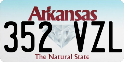 AR license plate 352VZL