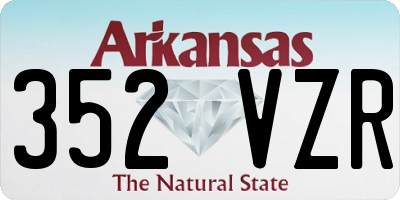 AR license plate 352VZR