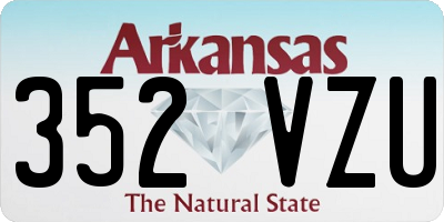 AR license plate 352VZU