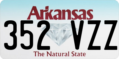 AR license plate 352VZZ