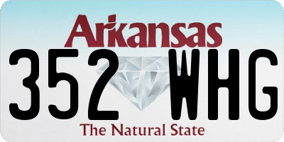AR license plate 352WHG