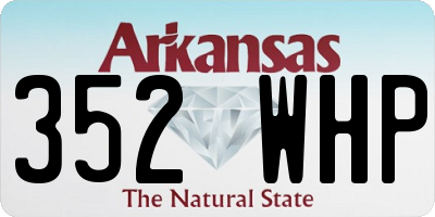 AR license plate 352WHP