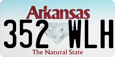 AR license plate 352WLH