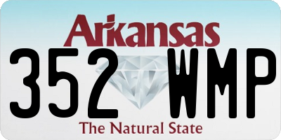 AR license plate 352WMP