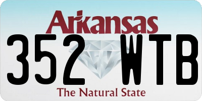 AR license plate 352WTB