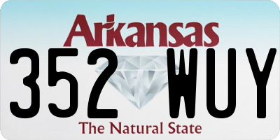 AR license plate 352WUY