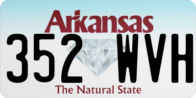 AR license plate 352WVH