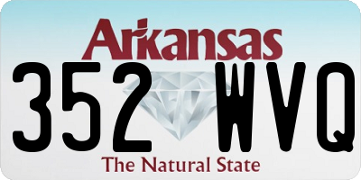 AR license plate 352WVQ
