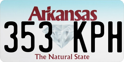 AR license plate 353KPH