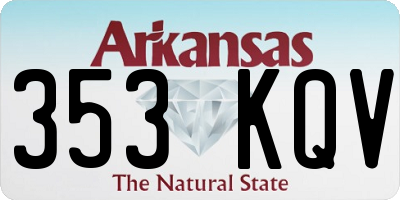 AR license plate 353KQV