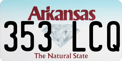 AR license plate 353LCQ