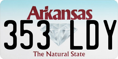 AR license plate 353LDY