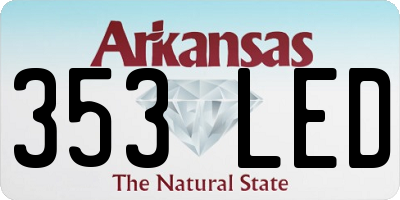 AR license plate 353LED