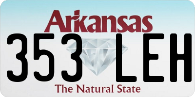 AR license plate 353LEH