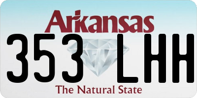 AR license plate 353LHH