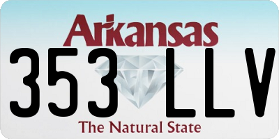 AR license plate 353LLV