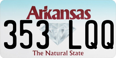 AR license plate 353LQQ