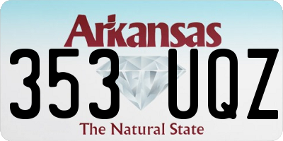 AR license plate 353UQZ