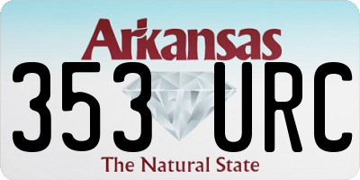 AR license plate 353URC