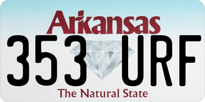 AR license plate 353URF