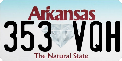 AR license plate 353VQH