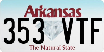 AR license plate 353VTF