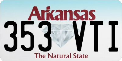 AR license plate 353VTI