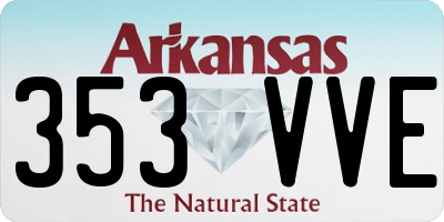 AR license plate 353VVE