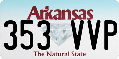AR license plate 353VVP