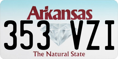 AR license plate 353VZI