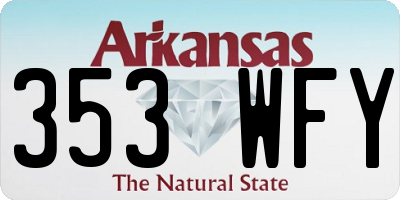 AR license plate 353WFY