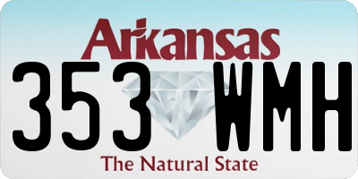 AR license plate 353WMH