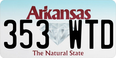 AR license plate 353WTD
