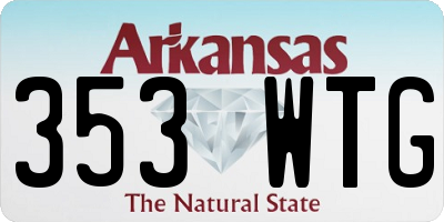 AR license plate 353WTG